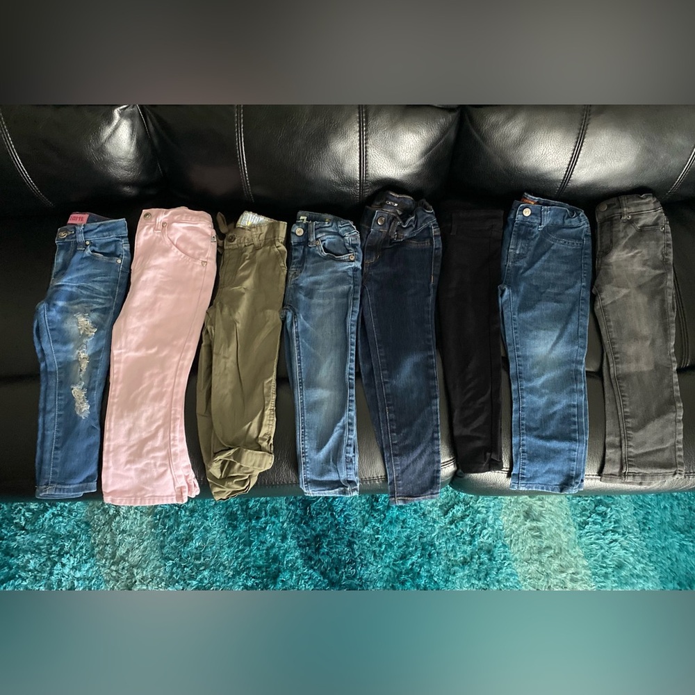 Girls 3T Jean Bundle 8 Pieces
